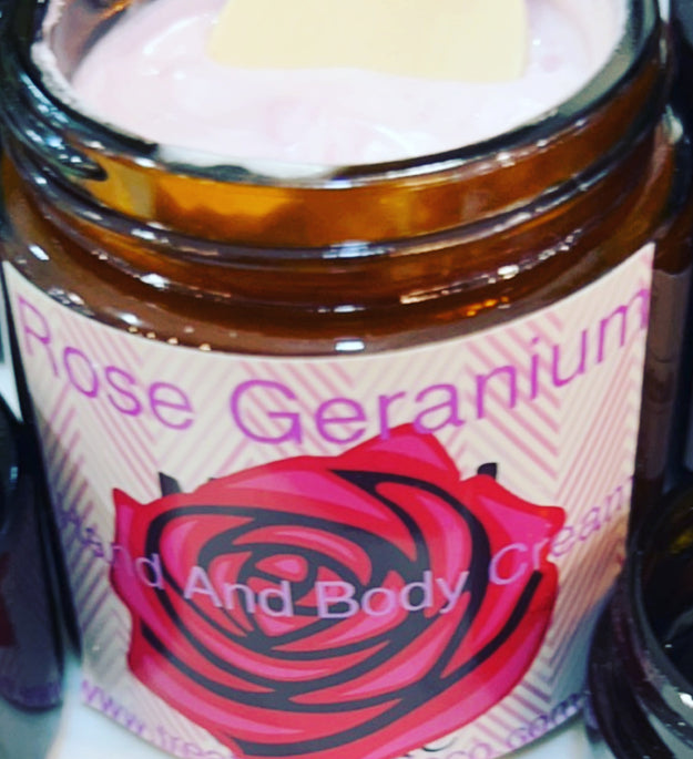 Rose Geranium hand and body cream