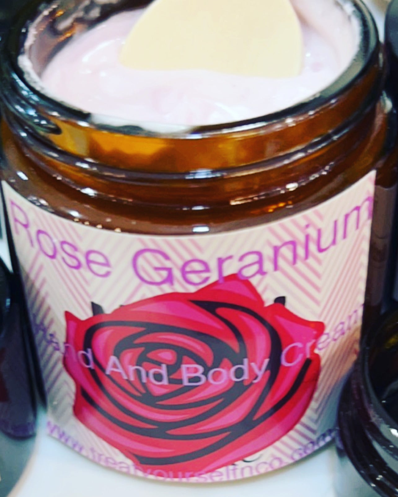 Rose Geranium hand and body cream